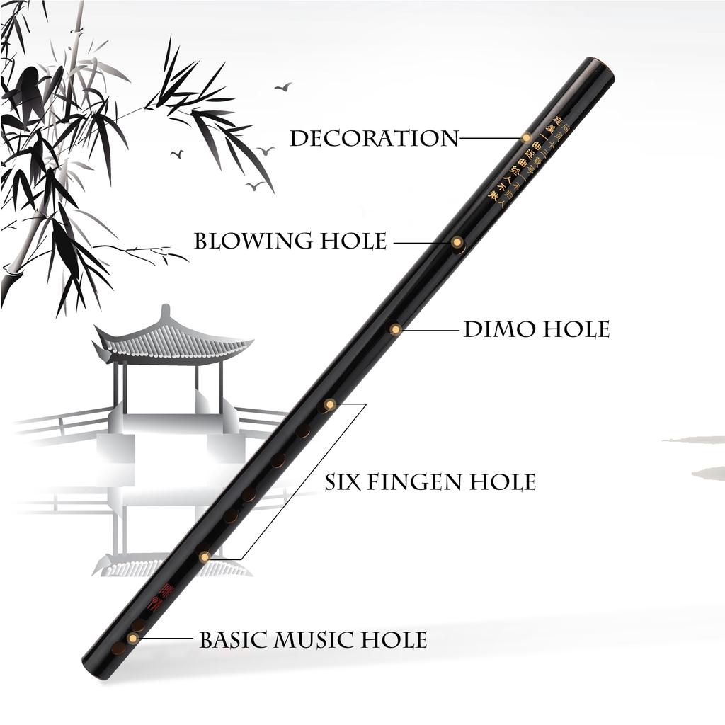 Бамбуковая флейта Деревянный духовой музыкальный инструмент Начинающий Учащийся Студент Практика Обучение Традиционный Ручной работы Профессиональный