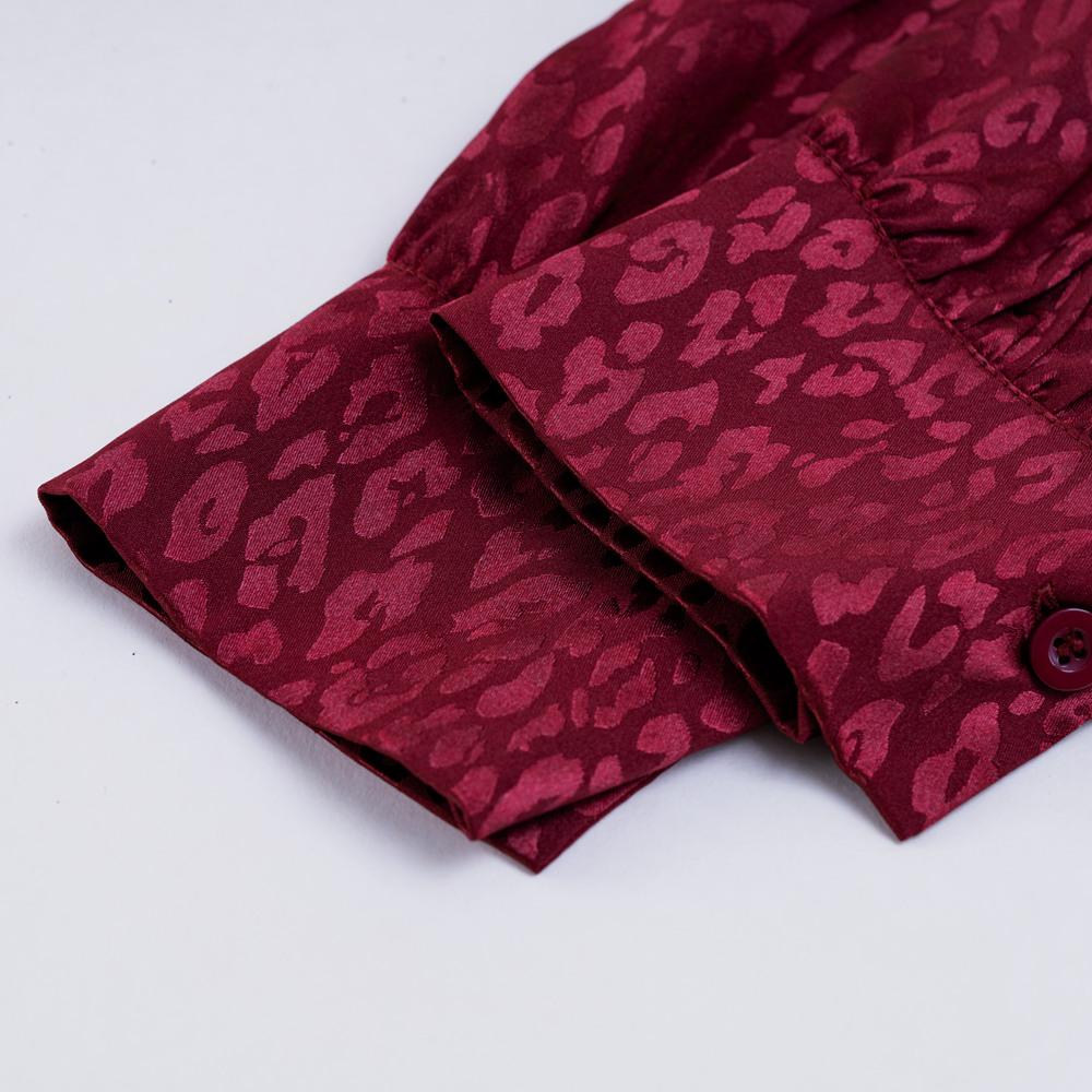 Женское осеннее однобортное элегантное платье с отворотом и длинным рукавом на шнуровке