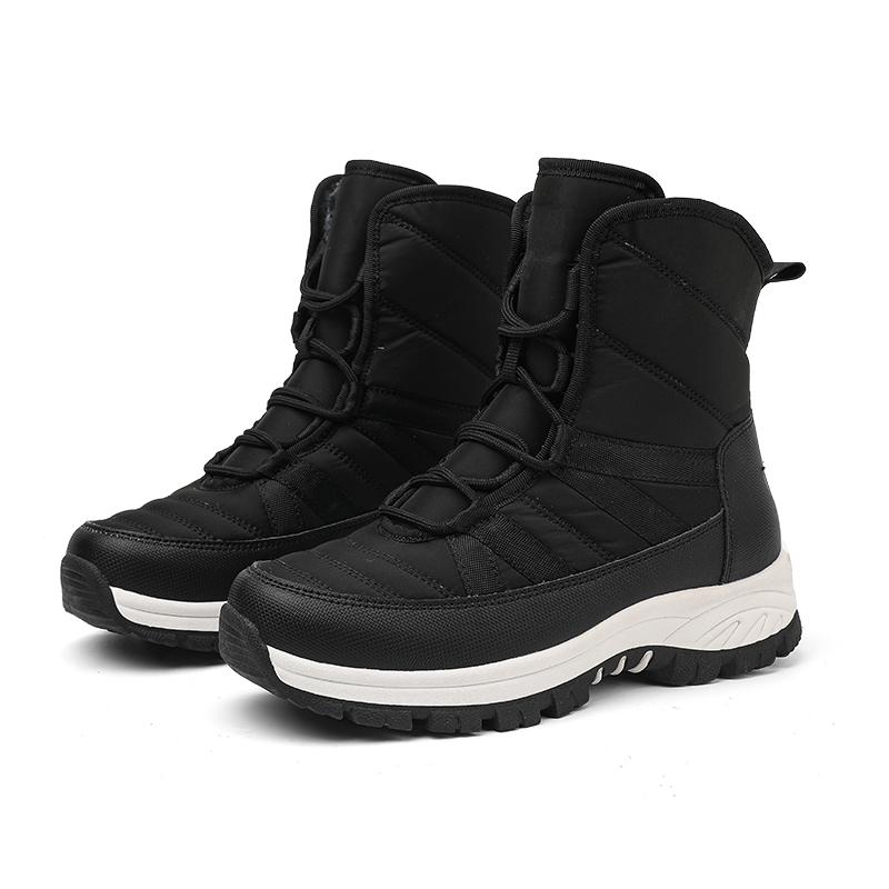 MCTIN Зимние непромокаемые ботинки, женские зимние сапоги, плюшевые теплые ботильоны для пар