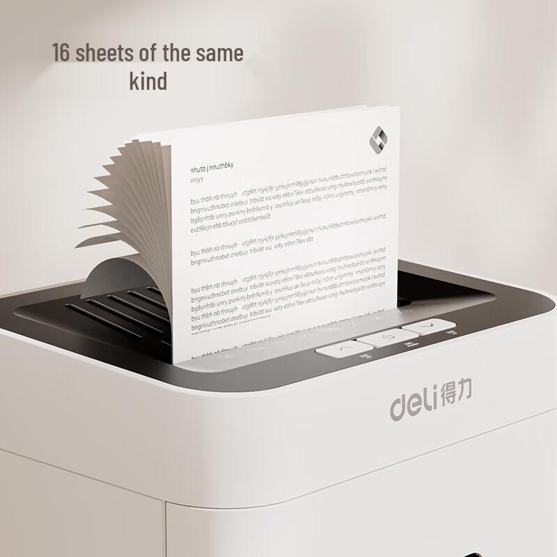 Deli High-Security Office Paper Shredder CN plug (adapter included)