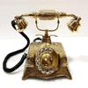 Nautical Solid Beautiful Victorian Brass Rotary Dial Working Office Telephone