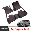 Car Floor Mats For Toyota RAV4 Non-Hybrid 2013 2014 2015 2016 2017 2018 Custom Auto Foot Pads Interior