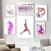 Pregnant Woman Art Uterus Baby Yoga Anatomy Wall Art Canvas Painting Nordic Posters And Prints Wall Pictures For Doctors Office