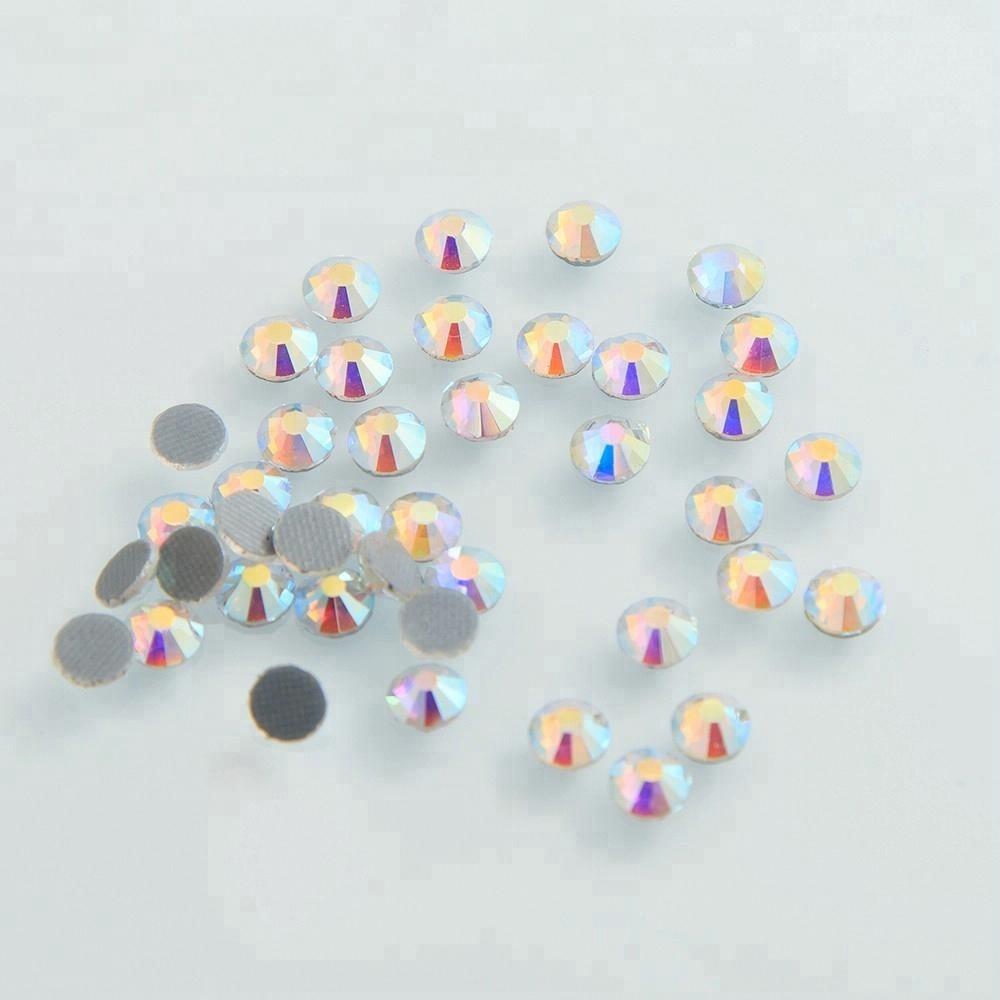 Factory Over 175 Colors German Intensive Glue Hotfix Stone SS20 Glass Hot Fix Rhinestones for Wedding Dress