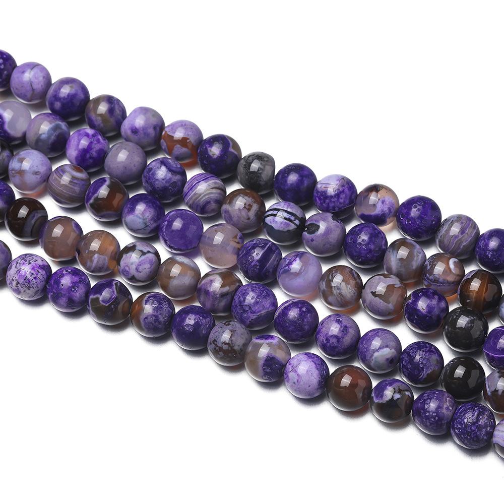 6/8/10 мм Натуральный камень Полуфабрикат Нанизанный