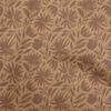 Cotton Flex Brown Fabric Abstract Floral Fabric For Sewing Printed Craft Fabric By The Yard 40 Inch