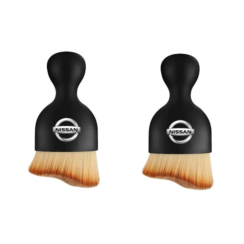 Car Interior Dust Sweeping Soft Brush Car Washing Tool For Nissan Nismo Patrol Maxima Qashqai J10 Juke Leaf Micra Sentra NOTE