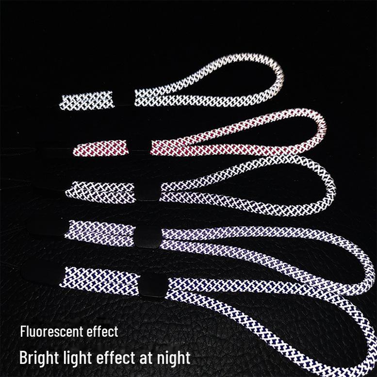 Регулируемый светоотражающий ремешок на запястье для чехла мобильного телефона - модный и простой ремешок для защиты от потери