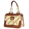Used LOUIS VUITTON Tote Bag Hippopotamus Monogram Charm M95157 leather/Plastics Bron Brown Chain