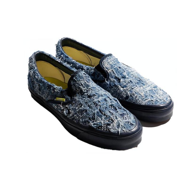Vans Кеды Fdmtl X Vans Og Classic Slip On Lx 'Distressed Indigo' VN0A45JK5WP