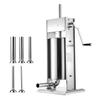 Manual Sausage Stuffer, 33 LBS / 15 L Vertical Meat Stuffer, Heavy Duty Sausage Casing Meat Stuffing Machine, Dual-Speed Stainless Steel Filler with 5