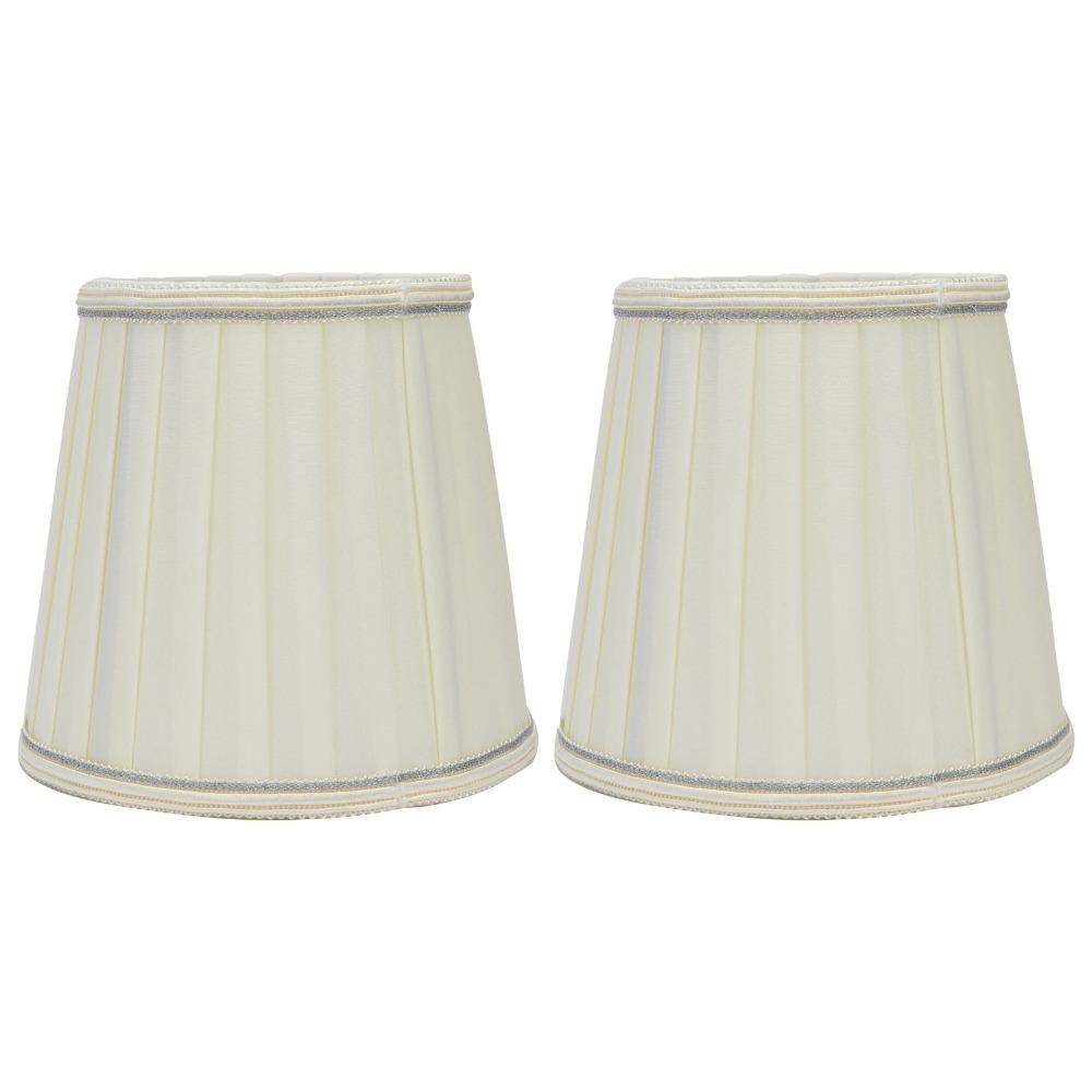 2PCS 5.5 inch Height Lampshade Fabric Chandelier Lamp Shades Modern Wall Lamp Shade Floor Lamp