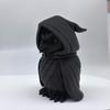 Статуэтка совы-ушана, напечатанная на 3D-принтере, Хэллоуинская сова-шутка, Сова-призрак, Идеальное украшение для дома на Рождество, Для демонстрации в помещении/на улице