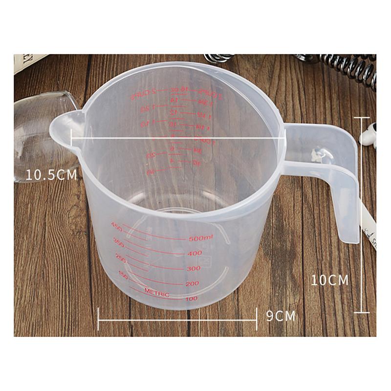3 шт. наборы мерных стаканов для выпечки жидкости ПВХ мерный стакан для измерения объема кухонные инструменты для выпечки градуированные мерные стаканы