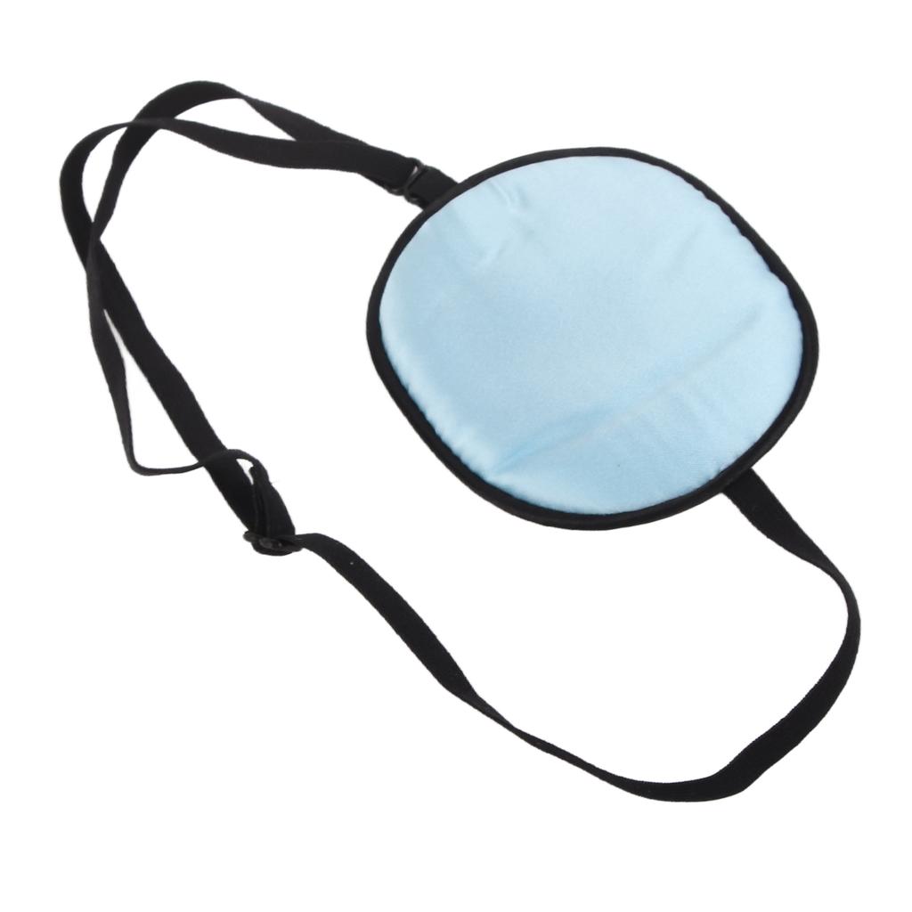 Eye Patch Silk Cotton Elastic Strap Full Cover Light Blocking Eye Cover Pad for Adults