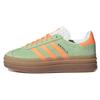 Женские кроссовки Gazelle Bold 'Green Spark Screaming Orange' IH7495