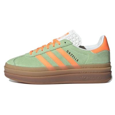 Женские кроссовки Gazelle Bold 'Green Spark Screaming Orange' IH7495