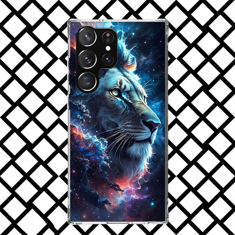 Lion Male Cub King Phone Case for Samsung Galaxy S26 S25 Edge S24 S23 Ultra S22 Plus S21 FE S20 + Soft Cover Print Fundas Galaxy