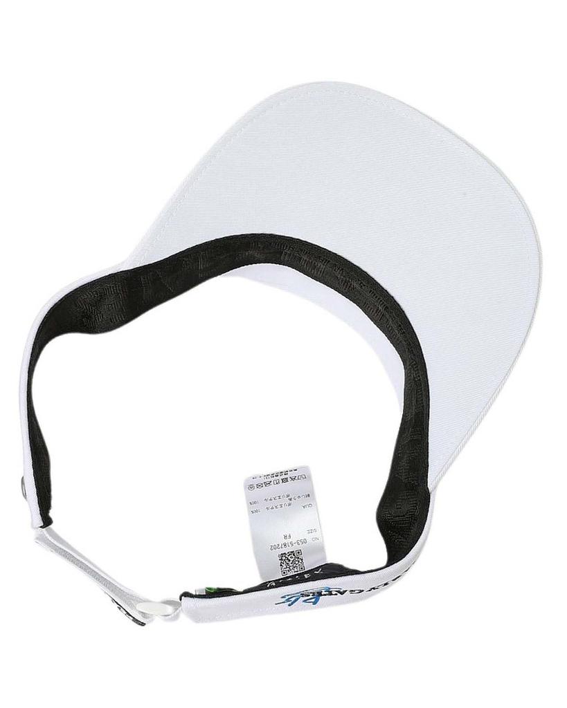 Унисекс Солнцезащитный козырек Размер Гольф Шляпа FR [PEARLY GATES] (Переработанный твил, регулируемый) / / 053-5187202 030_Белый