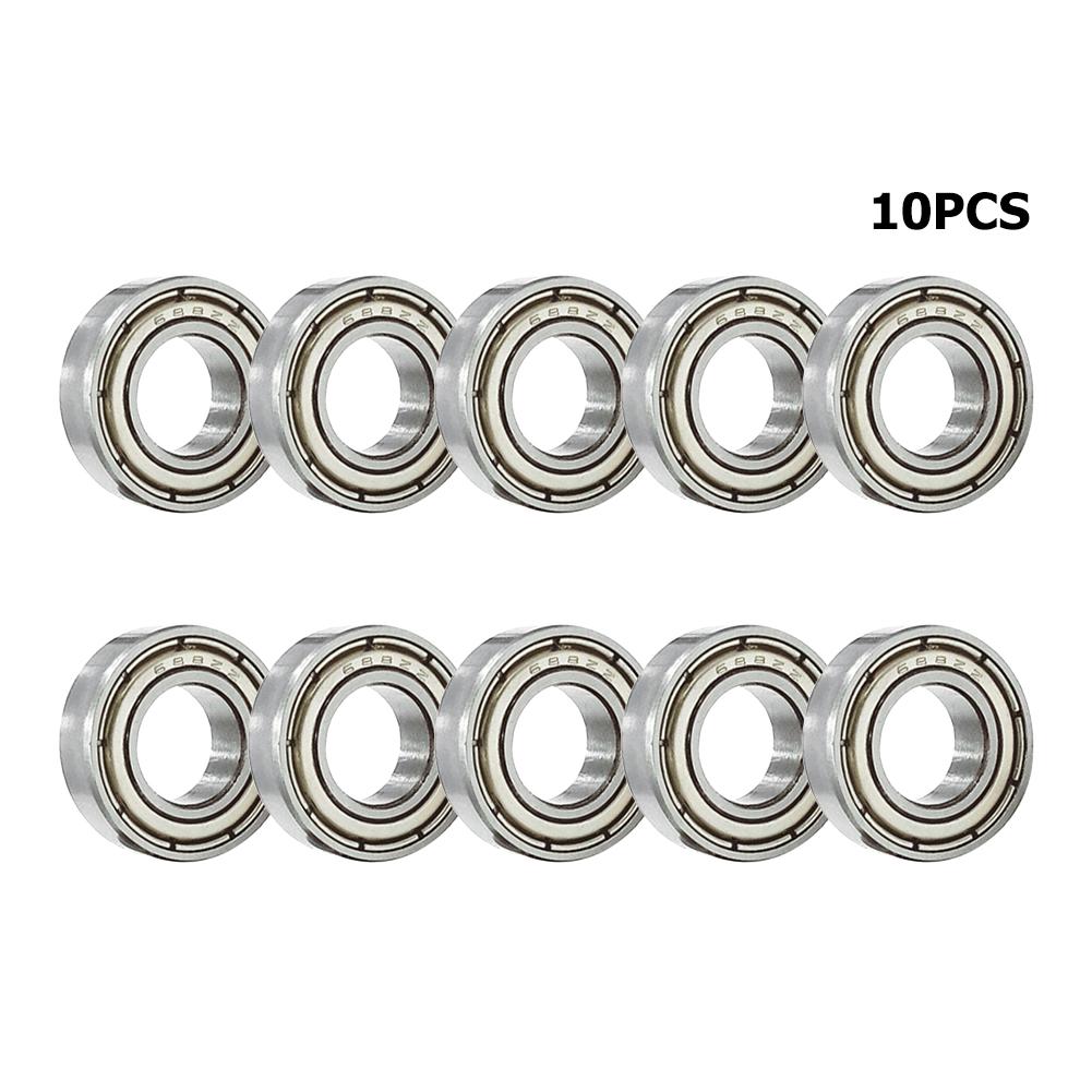 10pcs Carbon Steel Bearings Double Shielded High Carbon Steel Bearing 8x16x5mm Deep Groove Bearings Heavy Load 3D Printer Parts