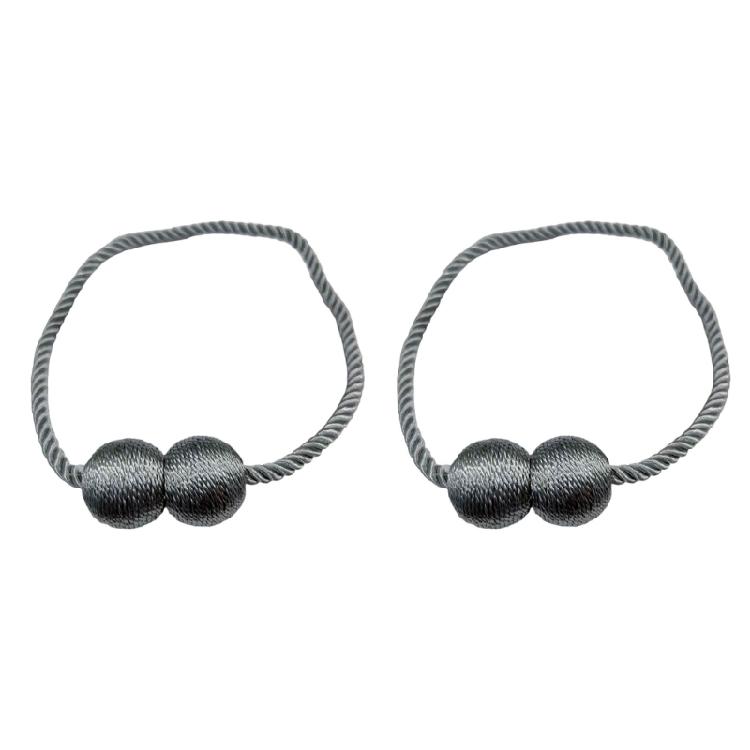 2 шт. Магнитные подхваты для штор Ручной работы Декоративные подвязки для штор Верёвки-держатели для штор для спальни Декор в деревенском стиле
