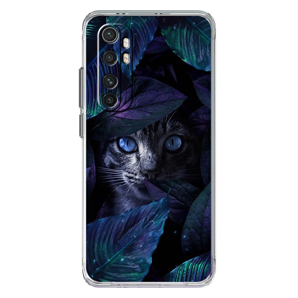 Чехол для телефона для Xiaomi Poco X6 X5 NFC X3 F6 F5 Pro F4 F3 M3 14 13T 12T 12 13 Lite 11 Mi 5G Прозрачный чехол Милый кот-детектор