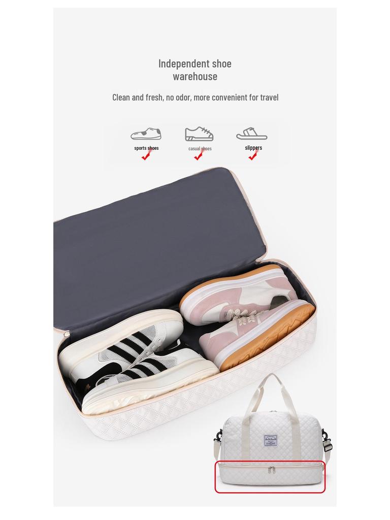 Дорожная сумка-дафл большой вместимости - для спортзала, йоги, спорта, ручная сумка для коротких поездок