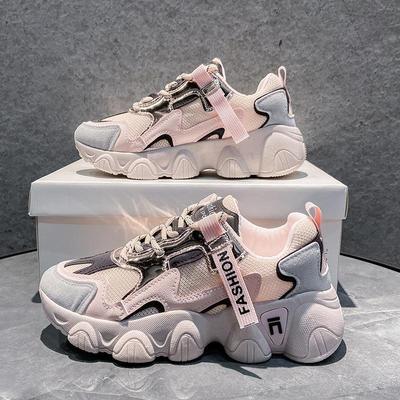 Женская повседневная обувь на толстой подошве, дышащая спортивная обувь, повседневные кроссовки, кроссовки