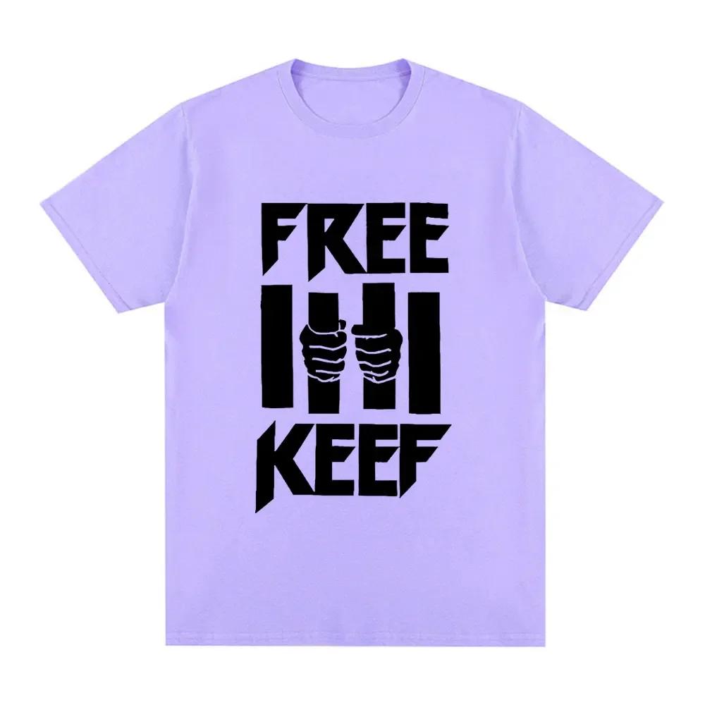 Chief Keef Свободу Кифу Футболка с принтом письма Унисекс Модные Винтажные Футболки 100% Хлопок Большие Футболки с Коротким Рукавом Стритвир