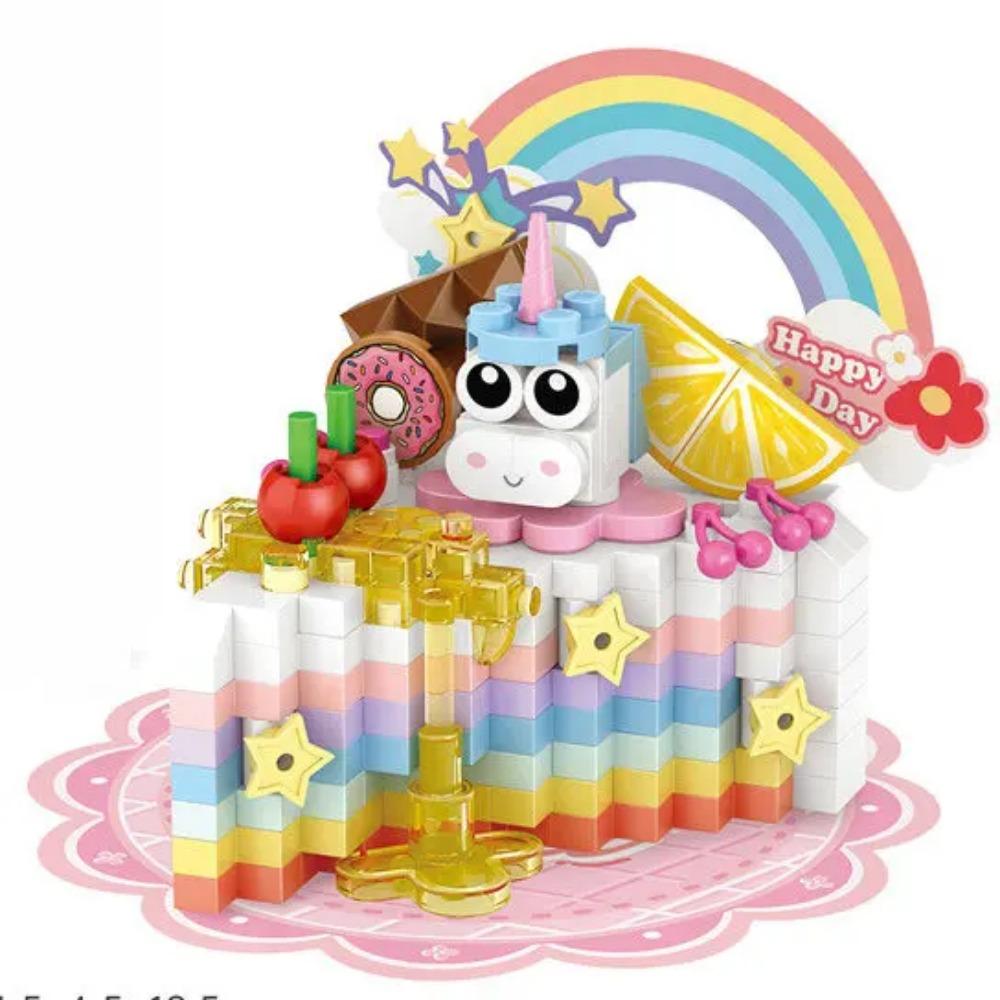 House Building Blocks Household Appliance Dessert Store Street View Snack Children's Toys Boys Girls Gifts Compatible With Lego