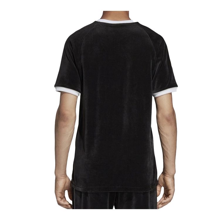 Adidas Originals Cozy Tee Футболка с коротким рукавом Мужские топы Черные DX3624