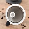 Coffee Filter Easy To Clean Stainless Steel Coffee Cone Filter Reusable Fine Mesh Strainer for Home Kitchen