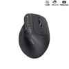 Multi-Device Vertical Ergonomic Mouse With Function Adjustment Kno Rechargeable 2.4G Bluetooth Wireless Mouse for PC Tablet