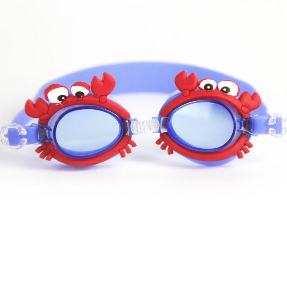 Anti-Fog Swimming Eyewear With Earplugs Eyeglasses Outdoor Kids Swimming Goggles  Children