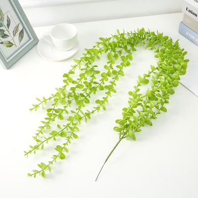 2 шт. 1,2 м искусственный подвесной эвкалипт искусственные подвесные растения искусственные подвесные растения растения УФ-устойчивые пластиковые растения для комнаты свадьба внутренний балкон декор