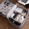 Waterproof Nylon Travel Digital Storage Bag for USB Cable, Data Line, and Earphone Organizer
