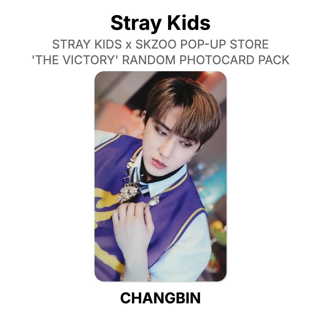 Stray Kids X SKZOO POP-UP STORE 'THE VICTORY' Случайный набор фотокарточек Официальная фотокарточка