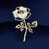 Little Prince Rose Brooch, High-End Women'S Exquisite Imitation Shell Brooch, Niche Design Sense, Pin, Suit And Accessories