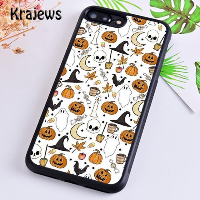 Krajews Хэллоуин Лунная Ведьма Ужасы Чехол для Телефона Cover Для iPhone 17 Air 16 15 14 plus 11 12 13 pro max coque Fundas