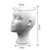 Foam Wig Head Tall Female Mannequin Hairpieces Display Holder Hats Sunglasses