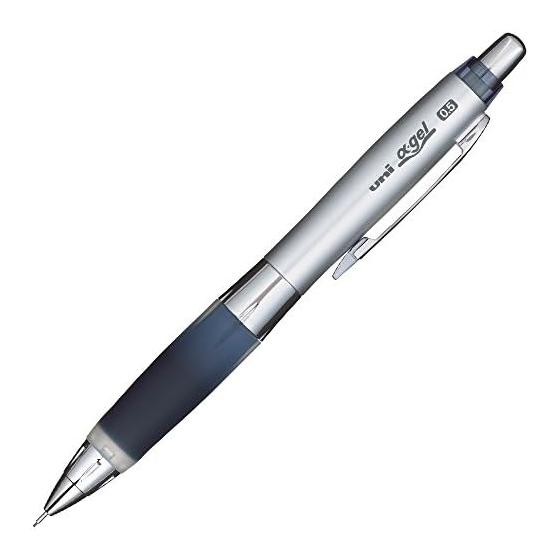 Механический карандаш Mitsubishi Pencil Alpha Gel 0,5 мм Мягкий черный M5617GG1P.24 Гелевый захват Механизм блокировки стержня Встряхивание для письма