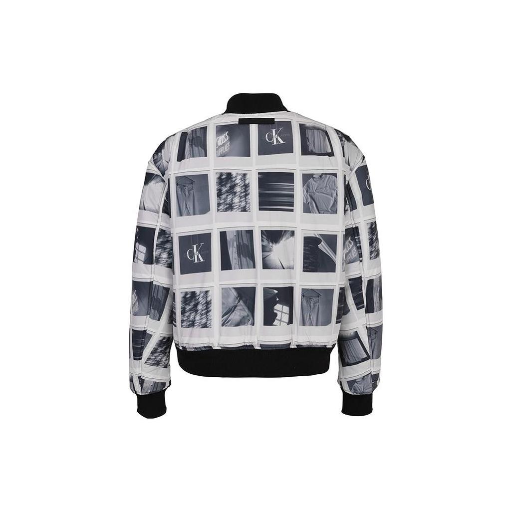 Calvin Klein Минималистская повседневная двусторонняя куртка с воротником-стойкой, мужская куртка черного цвета J30J321908-BEH