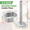 Форма для пулборонов из нержавеющей стали с толкателем Инструменты для украшения торта Сделай сам Форма для мусса, кондитерское кольцо, кулинарные кольца, инструменты для выпечки
