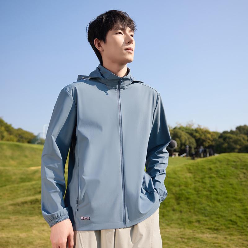 Original yarn sunscreen clothing for women's outdoor UV protection breathable sunscreen jacket for men's summer cycling sunscreen clothing UPF10 +