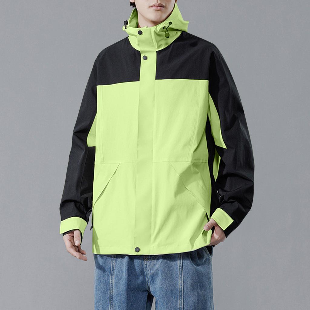 Men's Color Matching Jacket Fashionable And Casual Sportswear Mountaineering And Outdoor Couple Jacket