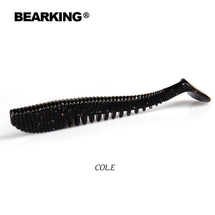 BEARKING 80 мм 3,2 г 10 шт./пакет рыболовные приманки мягкие приманки искусственные приманки хищник снасти джеркбейты для щуки и окуня