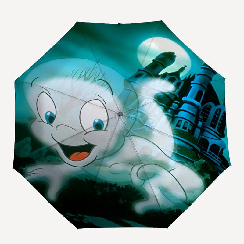 1pc Casper Umbrella, Sun Protection, And UV Shielding. It Has Eight Sturdy Ribs for Outdoor Use And Perfect As a Holiday Gift