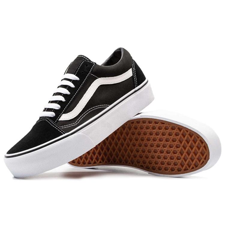 Платформы Vans Old Skool Черно-белые VN0A3B3UY28