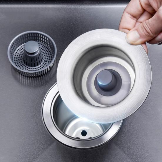Фильтр-корзина для мойки из нержавеющей стали, устойчивая к коррозии, предотвращает засорение и утечку