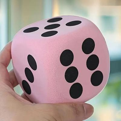 Yousheng 6/8 см Гигантские кубики из пены ЭВА с закругленными гранями Шестигранные Большие кубики Игровые кубики Игрушка Реквизит для настольной игры Игра Казино Тематическая вечеринка Украшение